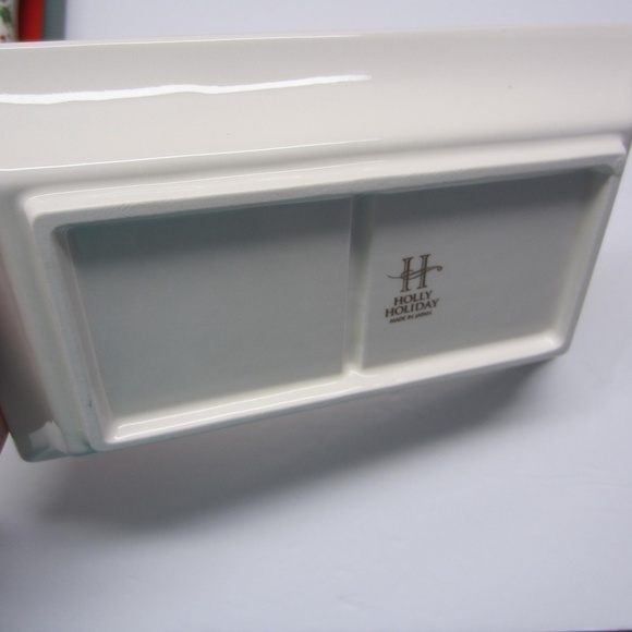 Holly Berry Christams 3PCS Cheese cutter Stainless steel /home holid divid plate - Picture 10 of 11